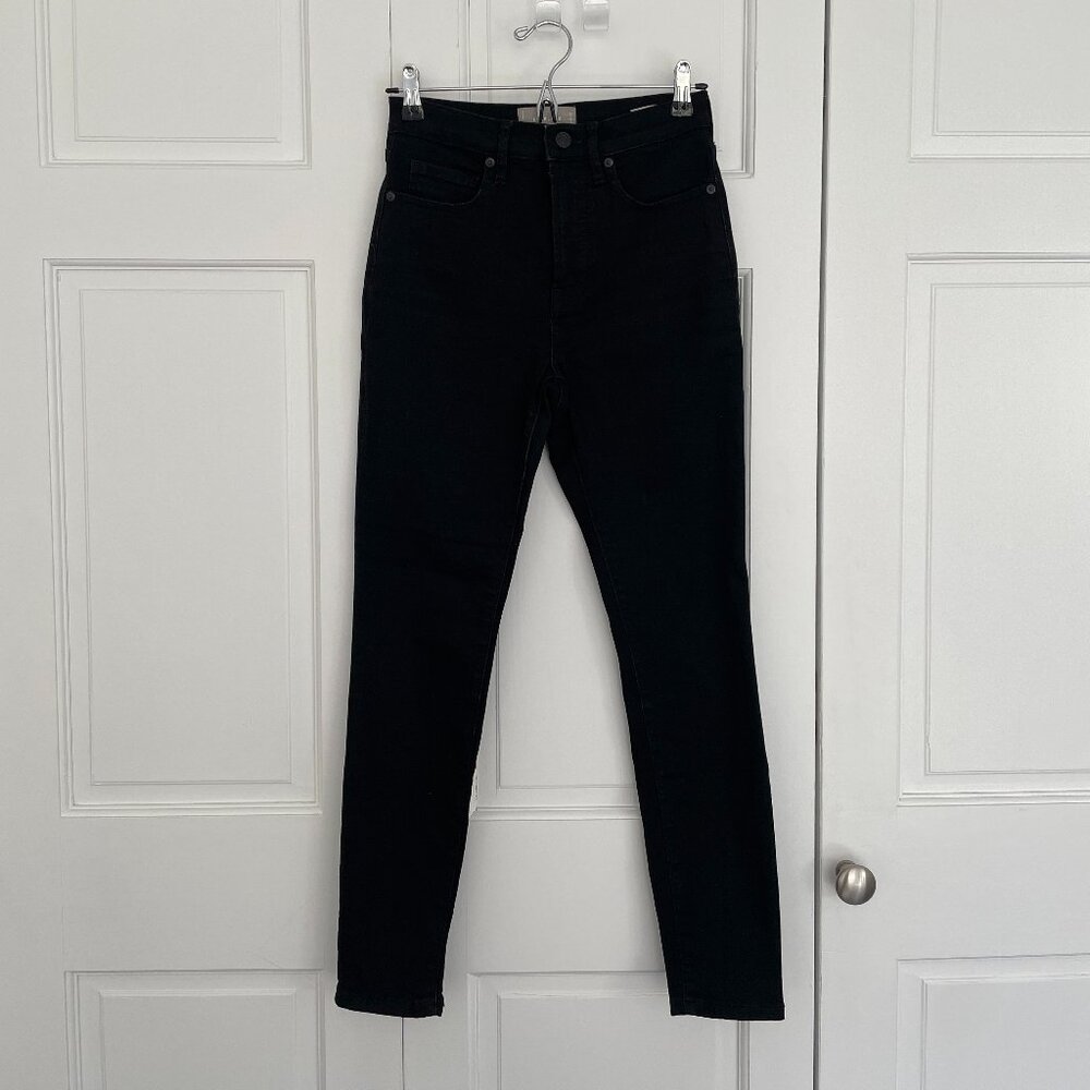 Everlane The Authentic Stretch High-Rise Skinny Jean | Black | Size 27